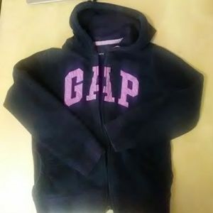 Gap fleece hoodie swear shirts with zip for girl